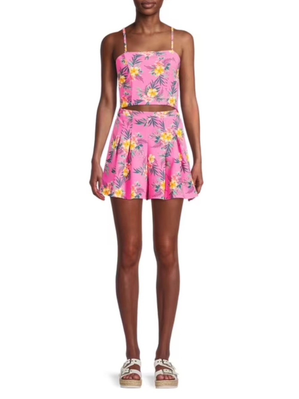 Madden nyc pink cutout romper size medium